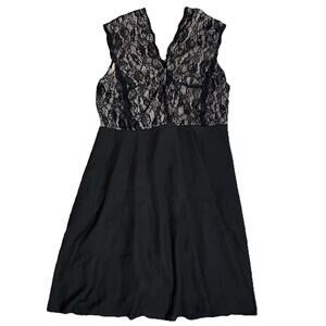 Whimsy Goth‎ Dress Sleeveless Skater Midi Soft Grunge Romantic Sz Juniors 3X